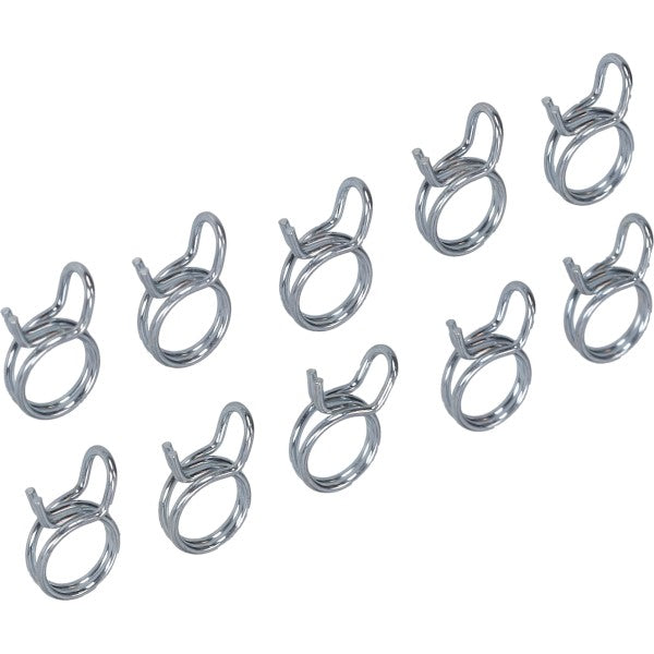 Malossi knijpveerklem benzineslang 8.8x9.3 mm 10 stuks 212602