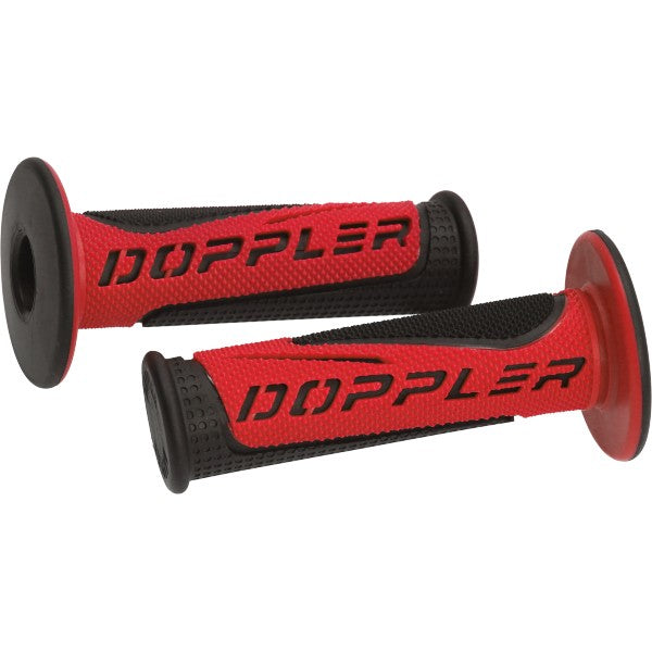 Doppler Radical handvatset universeel zwart/rood 22/24mm