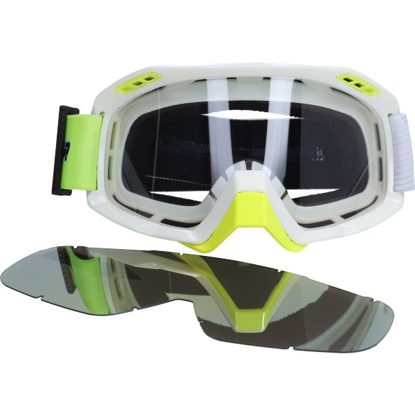 Crossbril Doppler wit/fluor met iridium glas 500292