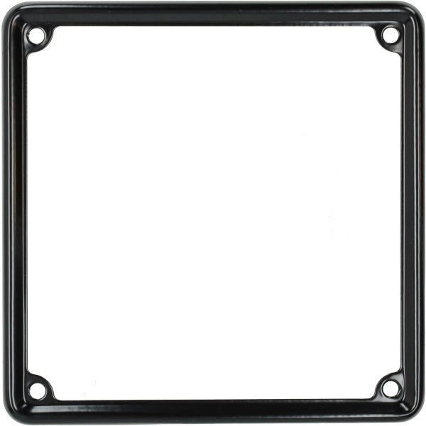Rand kentekenplaat metaal 170x170 mm Vespa Classic zwart