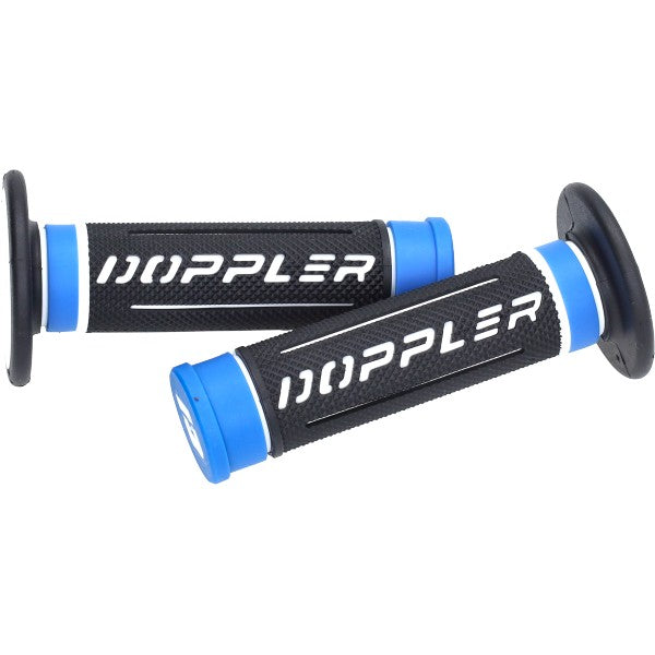 Handvatset Doppler 3D universeel 22/24mm zwart/blauw/wit 517396