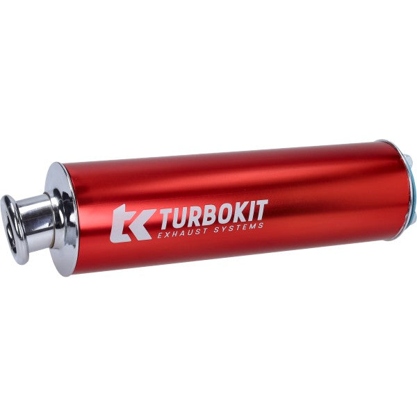 Nademper Turbokit aluminium 3-bouts 60 mm rood