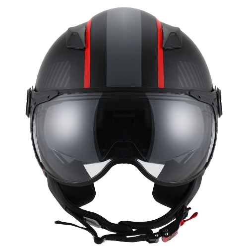 Helm vito jet lavori Zwart / Deco