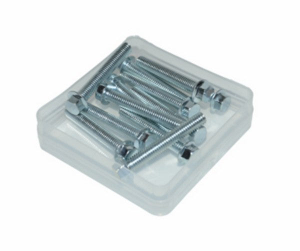 Flensbout M6x40 mm, kop 8 mm - 12 stuks