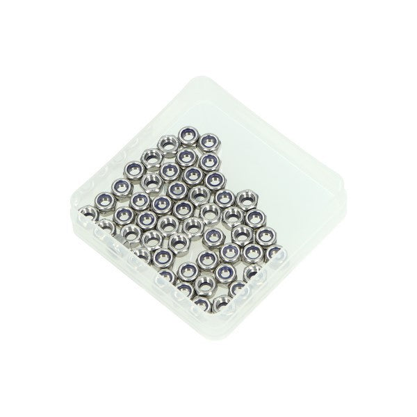 Zelfborgende RVS moeren M5 - 50 stuks
