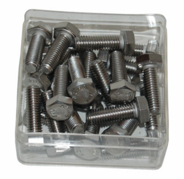 Zeskantbout RVS M8x25 mm 25 stuks
