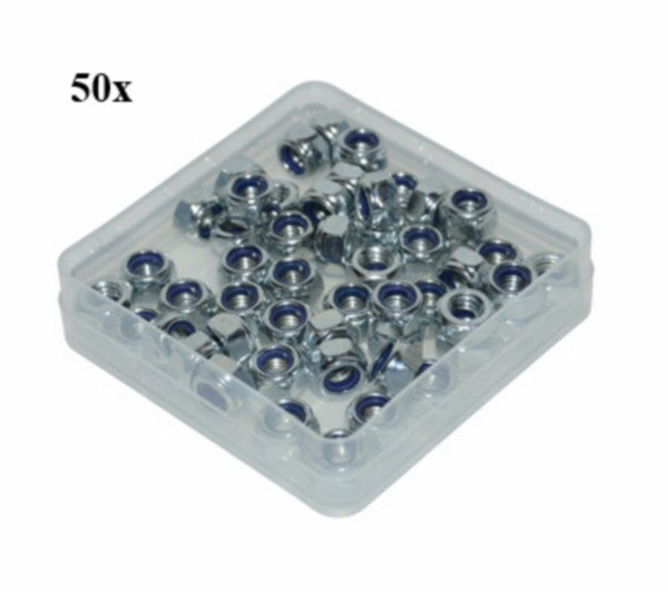 Zeskantmoer M6 DIN 934 - 50 stuks
