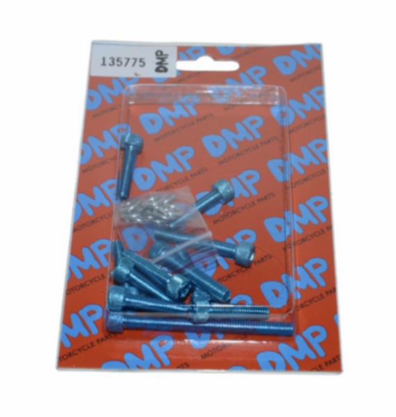 Carter boutset inbus DMP 2-takt links M6 blauw Nitro/Ovetto