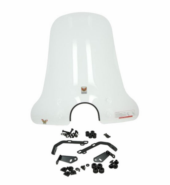 Isotta hoog windscherm helder met bevestigingsset voor AGM VX50