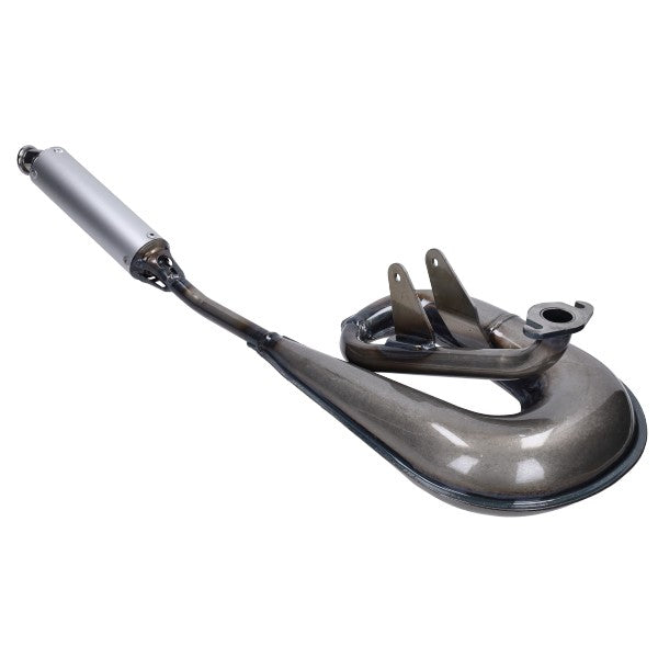 Uitlaat Tecno Circuit met flens Peugeot 103 blank/aluminium