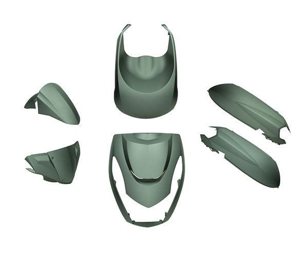 Kappenset DMP Peugeot Kisbee Euro 3/4/5 Titanium Mat 6-delig