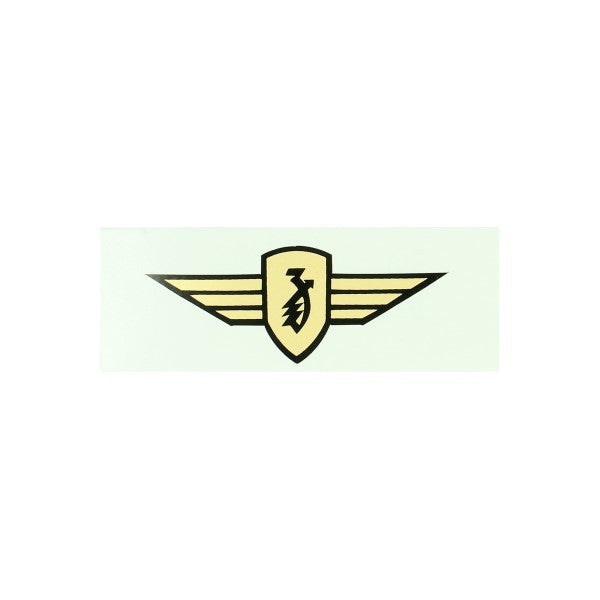 Sticker Logo Vleugel Goud Zundapp