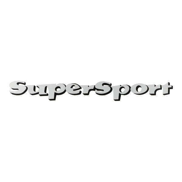 Sticker Grijs/zwart Zundapp, Zundapp Supersport