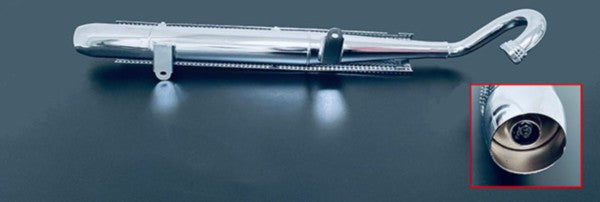 Uitlaat Opzet Demper met Rooster 36mm Chroom Zundapp, KS50 Cross Z517-22.732