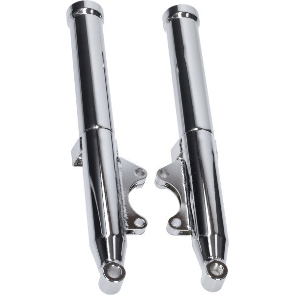 Buitenpootset Voorvork Dubble Disk Links/rechts Chroom Zund Ot Mod. 517, Zundapp