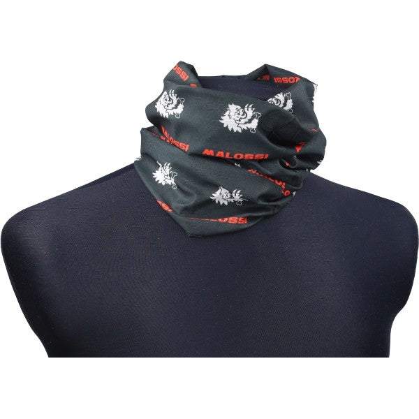 Malossi bandana nekwarmer zwart met logo 4114539.B0