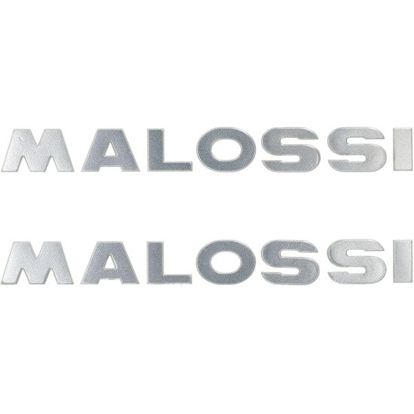 Malossi 3D woordsticker zilver 21 cm 2 stuks 3313735.s0