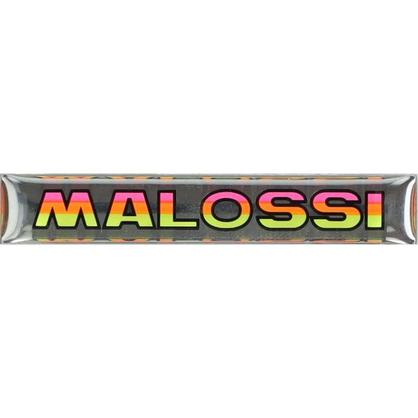 Malossi woordlogo sticker 3-kleur 339177