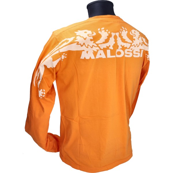 Malossi T-shirt lange mouwen oranje M 4115281.O4