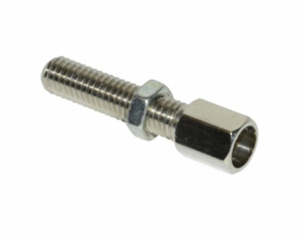 Stelbout kabel recht M6x35 mm - 12 stuks