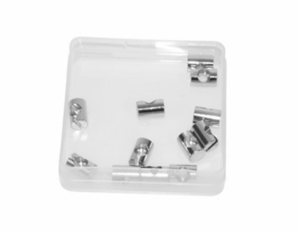 Rem-/koppelingsnippel lang 8x12mm - 12 stuks