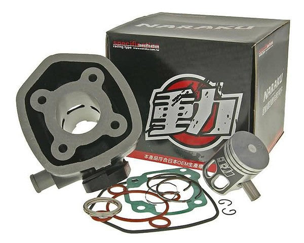 Cilinder Naraku gietijzer 50cc Minarelli horizontaal LC NK101.13
