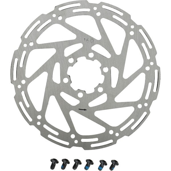 Remschijf 6-GAATS L 160mm 2.3mm V8 - V20 Voor/achter Fatbike