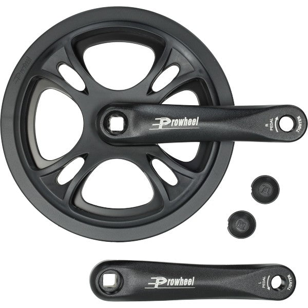 Crank Trapas Set L+R + Tandwiel 48T - V20 PRO Zwart Fatbike