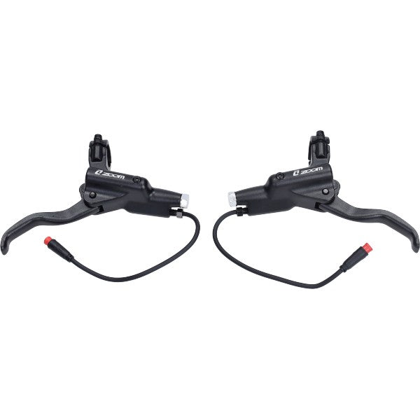 Remhendel Set Hydraulisch 2-POLIGE Stekker, Zoom Greep 8cm Rode Stekker V8 Fatbike