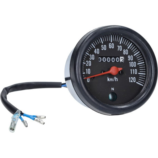 Km Tellerklok Origineel Model 120KM/U Chroom FS1