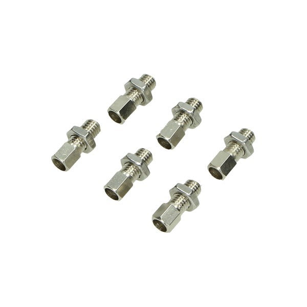 Stelbouten M8x25 mm zonder gleuf - 6 stuks