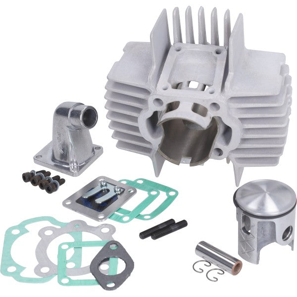 Cilinder Polini Aluminium Nikasil + Membraan 65cc 43.5mm Puch Maxi 144.0150