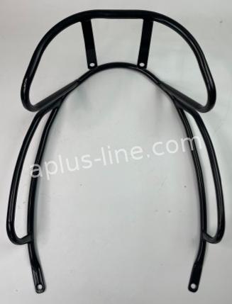 Valbeugels achter Piaggio Zip zwart glans