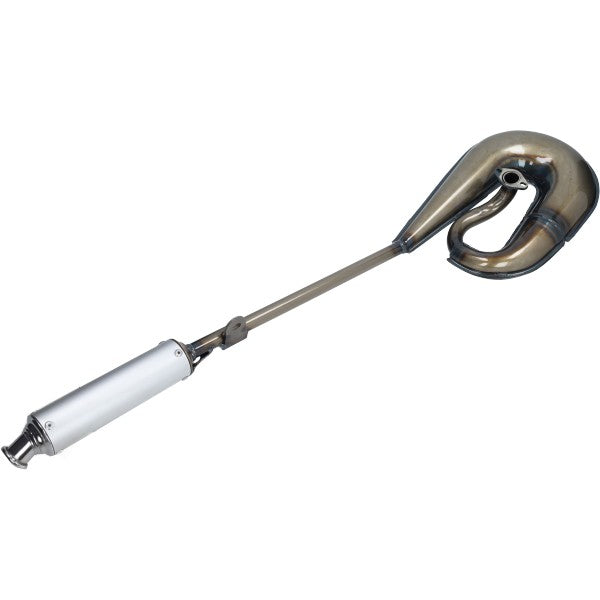 Uitlaat Tecno Circuit (Made In EU) Blank/alu Puch Maxi