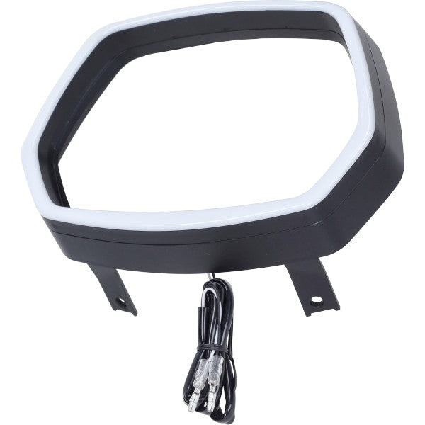 Koplamprand DMP LED EVO-1 Zwart Mat Vespa, Sprint