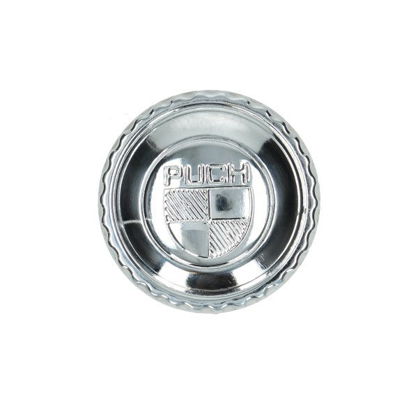 Benzinetankdop 40mm met Logo Gestanst Puch