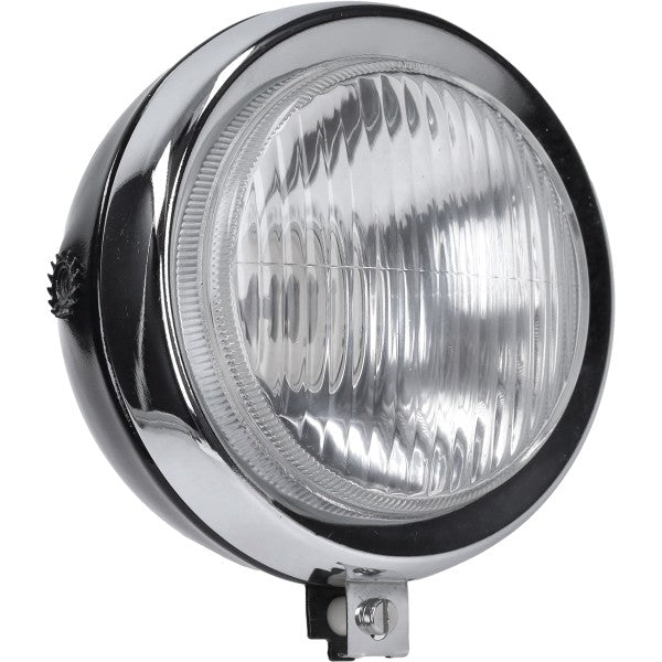 Koplamp DMP Rond Zwart Glans Puch Maxi