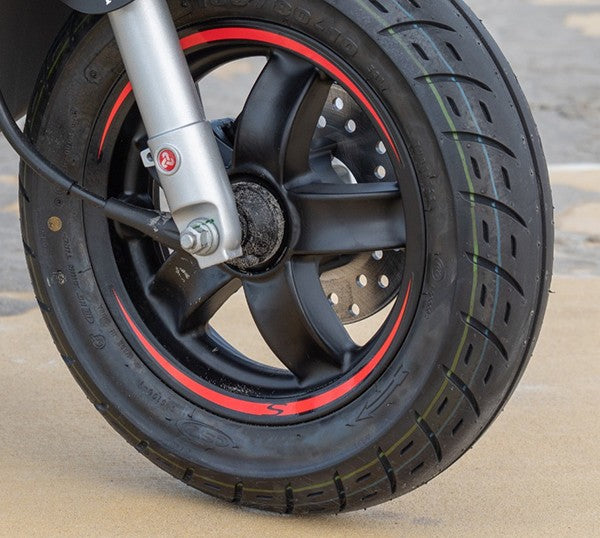 Sticker Piaggio Origineel Wiel EURO-2/4/5 (S) Rood 2-DELIG Zip 4T 2H003254