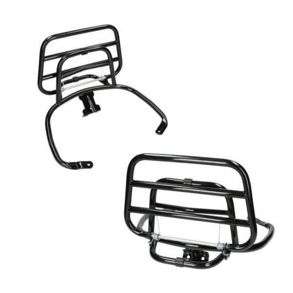 Achterdrager Opklapbaar Originele Kwaliteit Zwart Glans Vespa, Primavera, Sprint