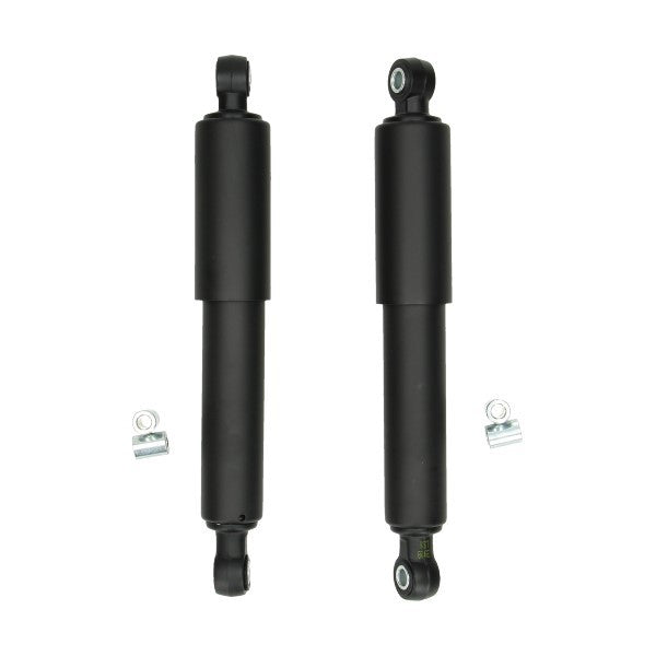 Schokbrekerset DMP Custom 280mm Zwart Mat Camino, Citta, Puch Maxi, Tomos