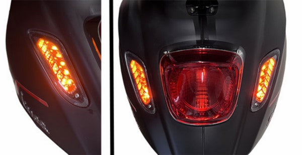 Knipperlichtset DMP LED E-keur Achter Smoke Primavera, Sprint=op=op