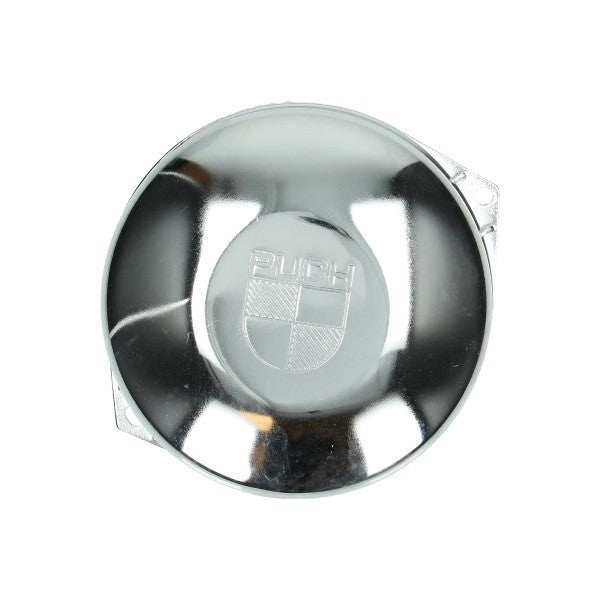 Vliegwieldeksel DMP + Logo Chroom Puch Maxi