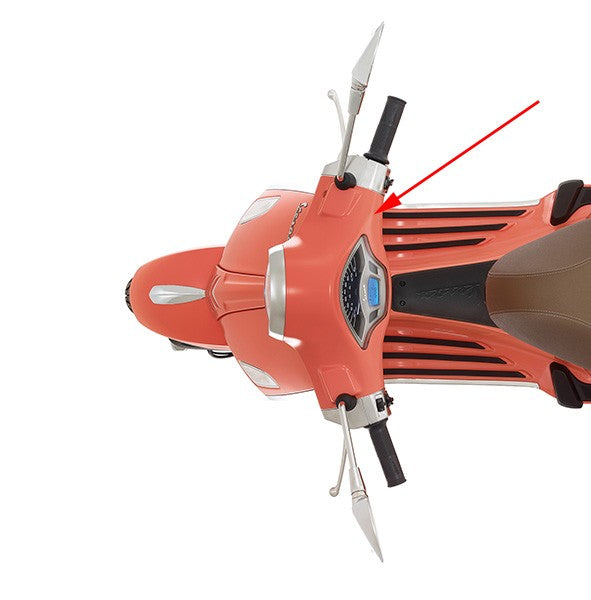 Stuurkap Piaggio Origineel Onder Roze 889/A Primavera 67364700T9=OP=OP