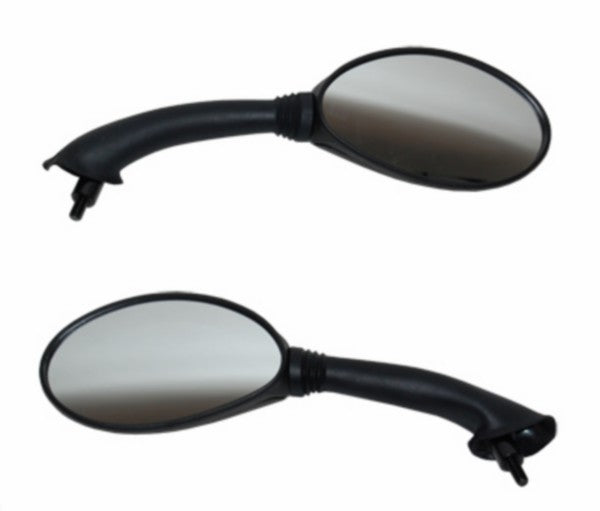 Spiegelset DMP Piaggio Zwart Fly