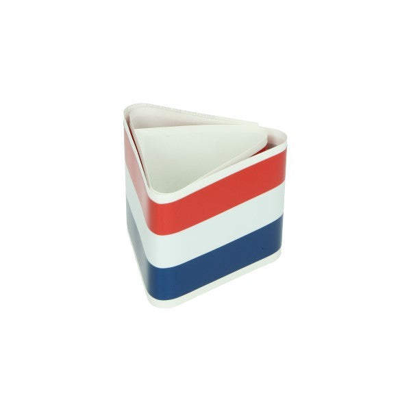 sticker universeel universeel vlag Nederland 6x60cm rood/wit/blauw scooter, primavera, sprint=op=op