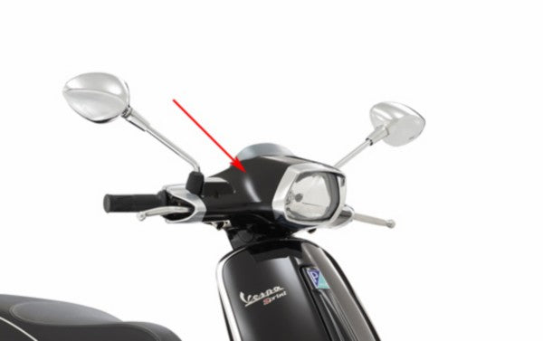 Stuurkap Piaggio Origineel Boven Zwart Lucido 94 Sprint 1B00007100090