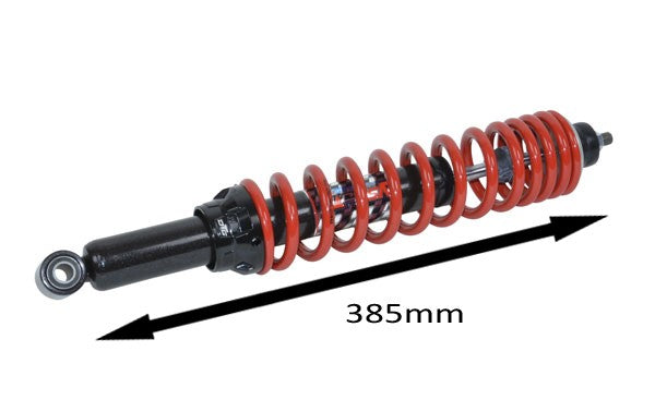 Schokbreker Yss Hybrid DTG Maxi Scooter DTG Achter 360mm Rood Primavera 150 4T, Sprint 125 4T OB220-360P-02