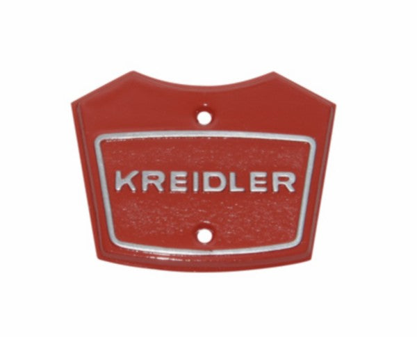 Plaatje + Logo Koplamphuis Boven Rood Kreidler