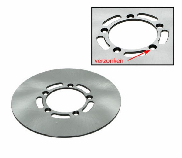 Remschijf 5-GAATS voor 205mm Kreidler, Kreidler Rs, Rmc