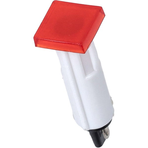 Cockpitlampje Vierkant Rood Kreidler, Zundapp